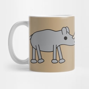 Cute Kawaii Rhino Mug